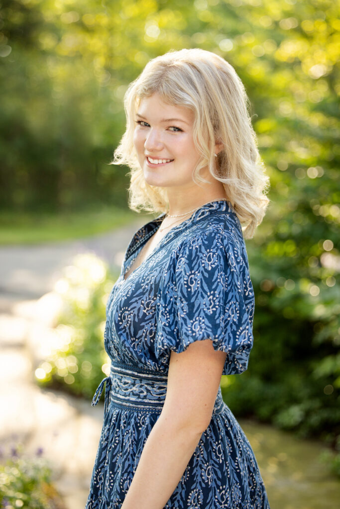 Senior portrait in nature location