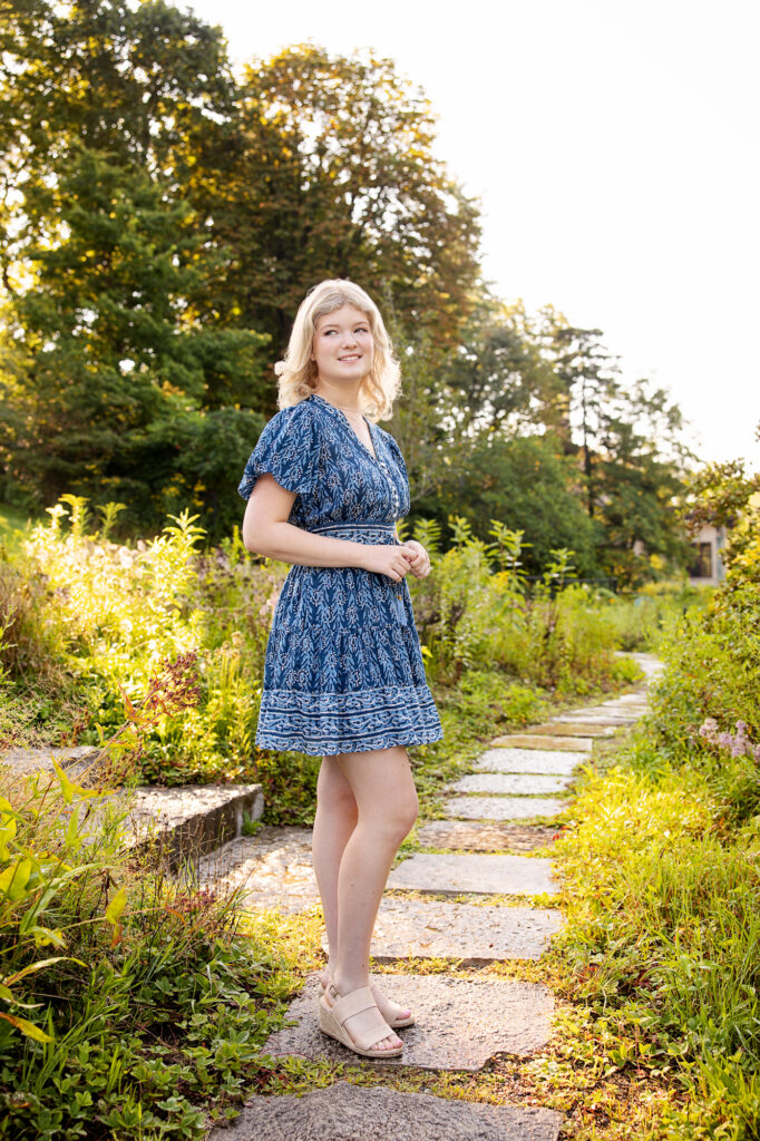 Fair Lane Clara and Henry ford house is a beautiful senior portrait location