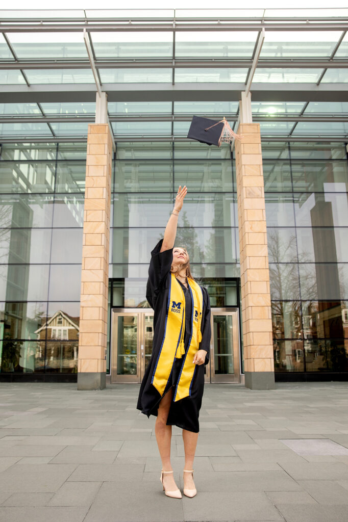 Cap and gown mini photoshoot