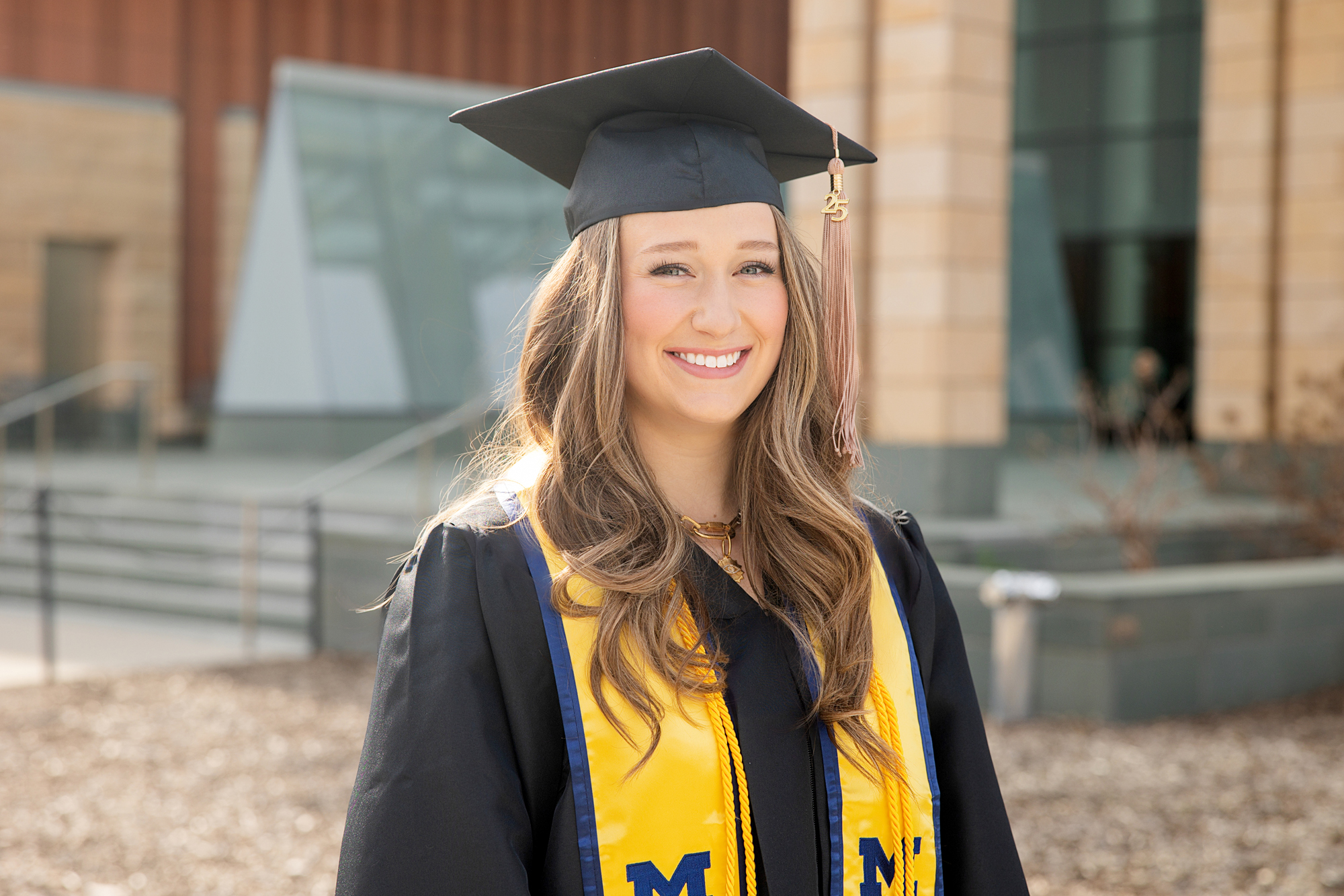 U of M cap and gown