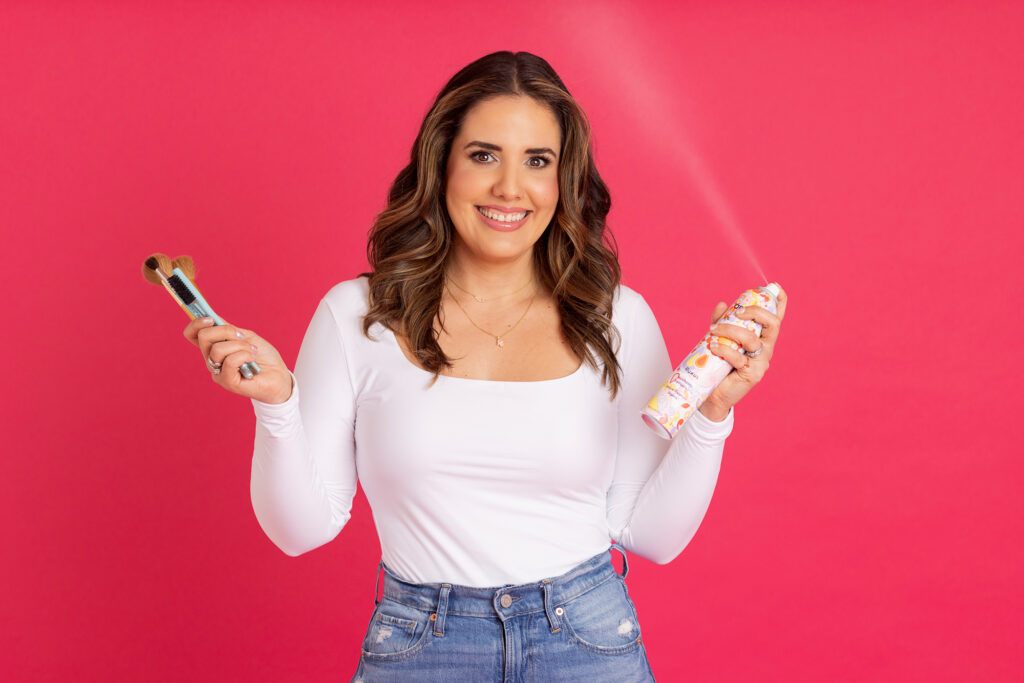 Branding and headshot portrait for hair stylist