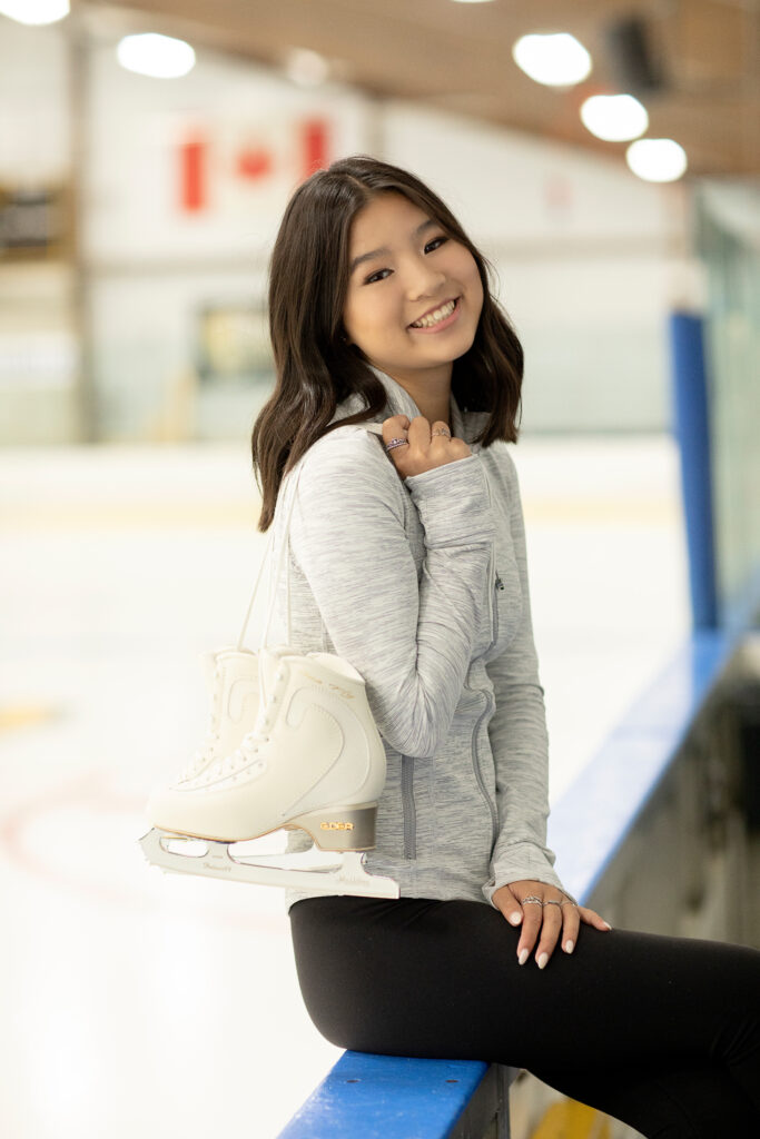 Figure skater high school senior