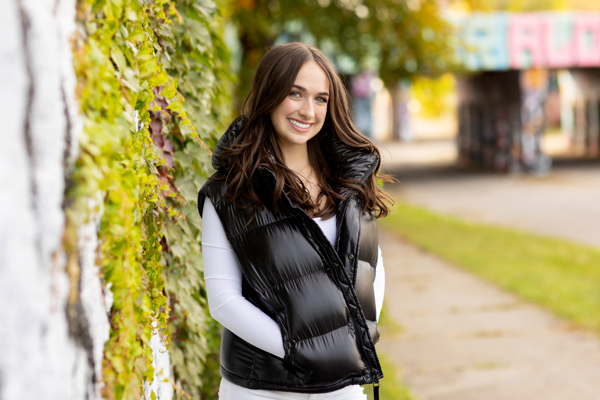 Senior pictures in the Fall